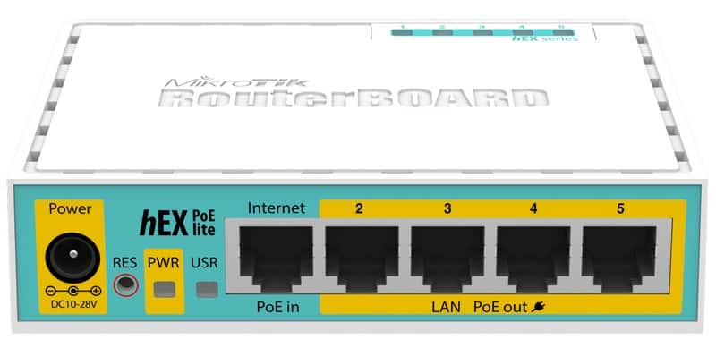 Gambar Mikrotik RB750UPr2 (hEX-PoE-Lite)