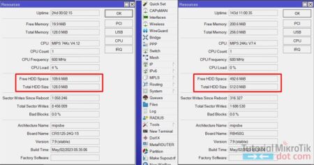 Cara Melihat Hardisk Mikrotik