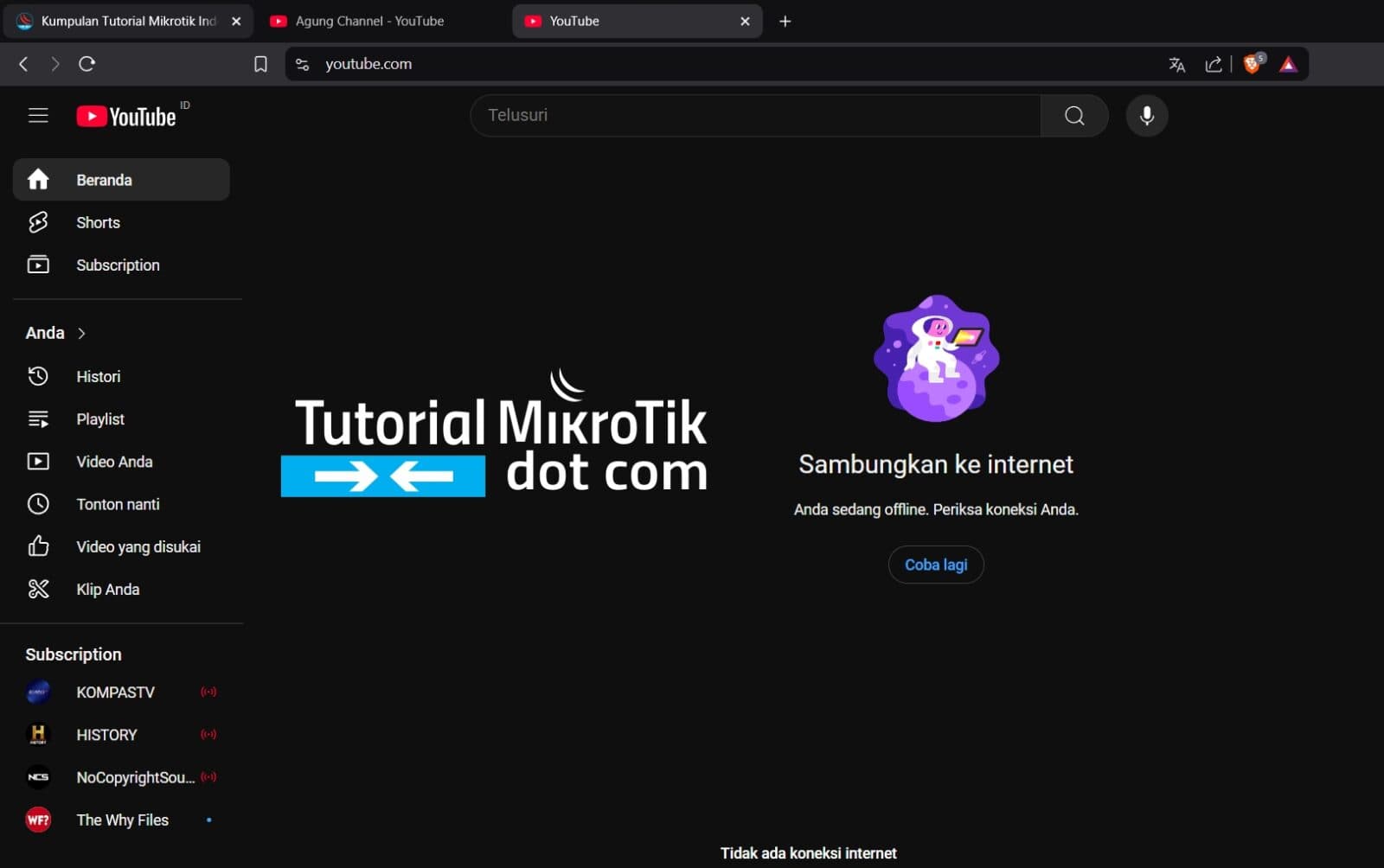 Blokir Youtube di Mikrotik